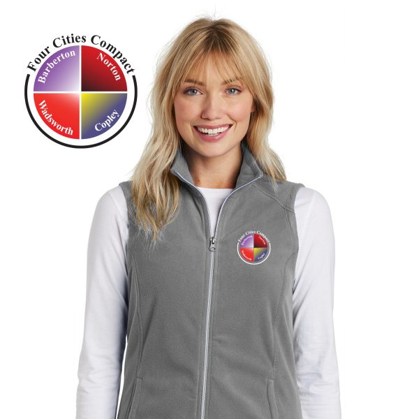 Ladies Microfleece Vest - Four Cities Compact - Image 2
