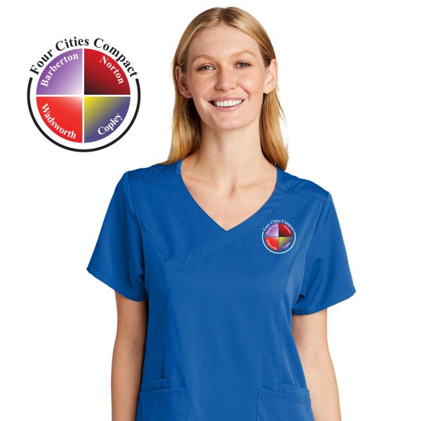 Women’s Premiere Flex™ Mock Wrap Top - Four Cities Compact - Image 9