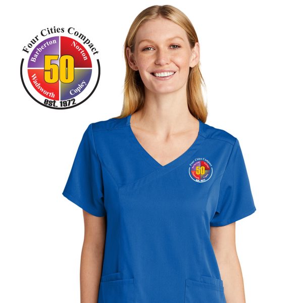 Women’s Premiere Flex™ Mock Wrap Top - Four Cities Compact - Image 10