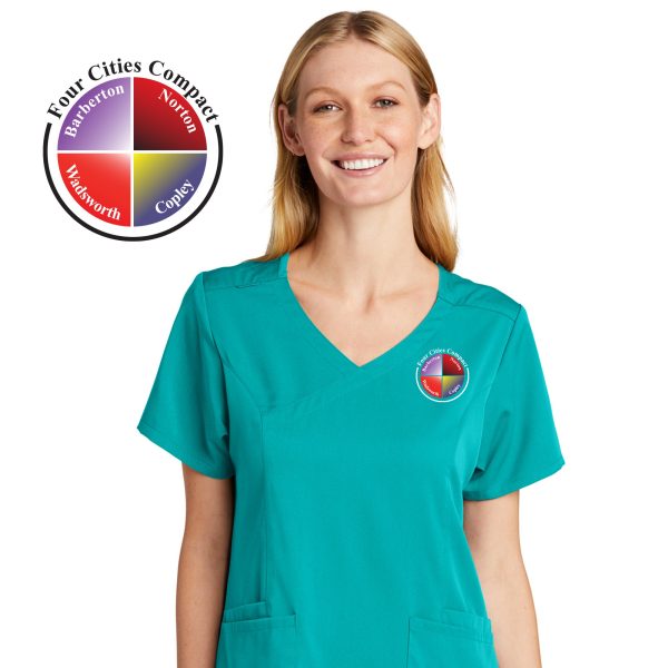 Women’s Premiere Flex™ Mock Wrap Top - Four Cities Compact - Image 11