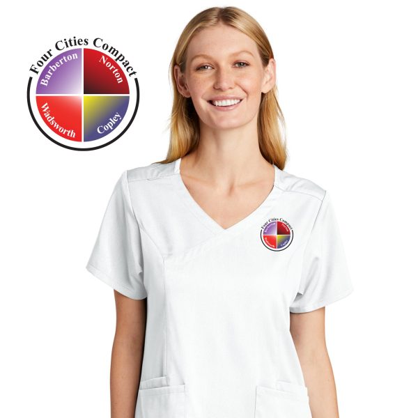 Women’s Premiere Flex™ Mock Wrap Top - Four Cities Compact - Image 13