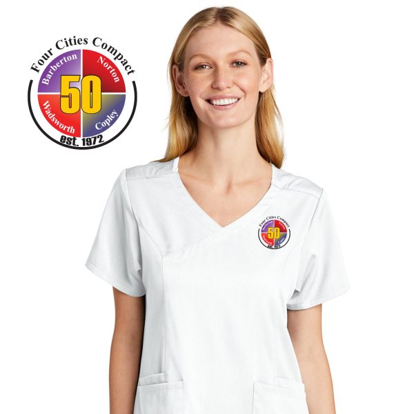 Women’s Premiere Flex™ Mock Wrap Top - Four Cities Compact - Image 14