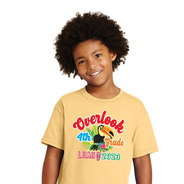 Overlook 4th Grade Luau - Youth Short Sleeve Tee