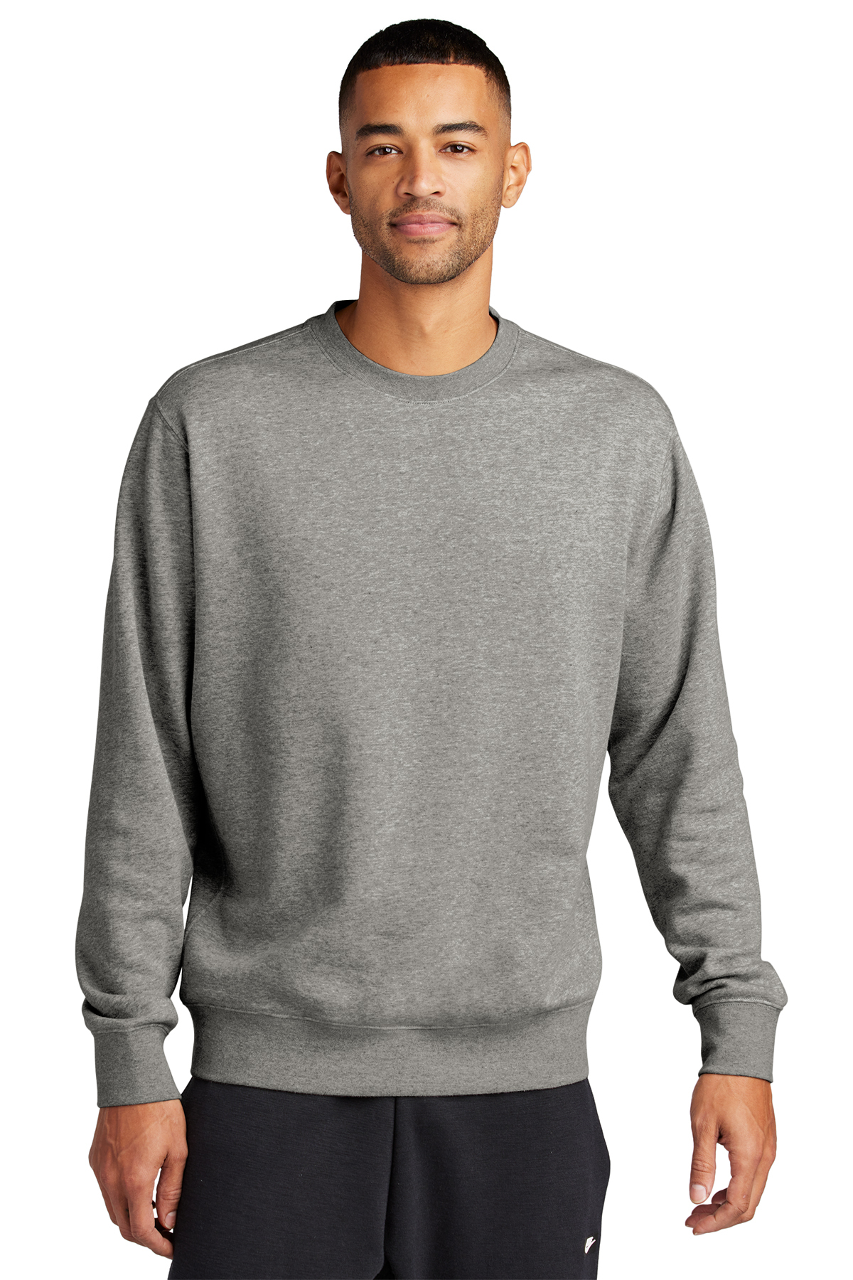 PIN - Nike Club Fleece Sleeve Swoosh Crew - Adult - Image 6