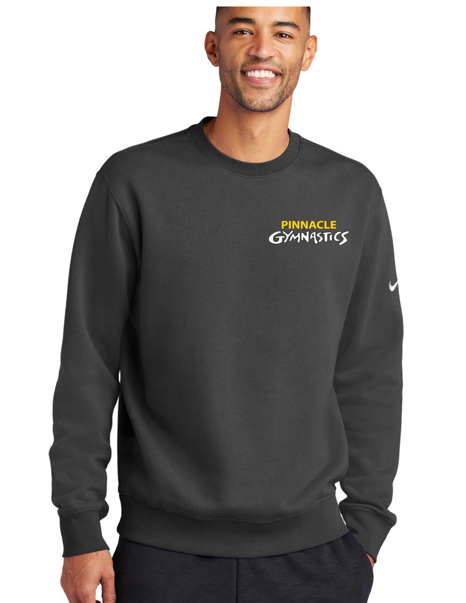 PIN - Nike Club Fleece Sleeve Swoosh Crew - Adult