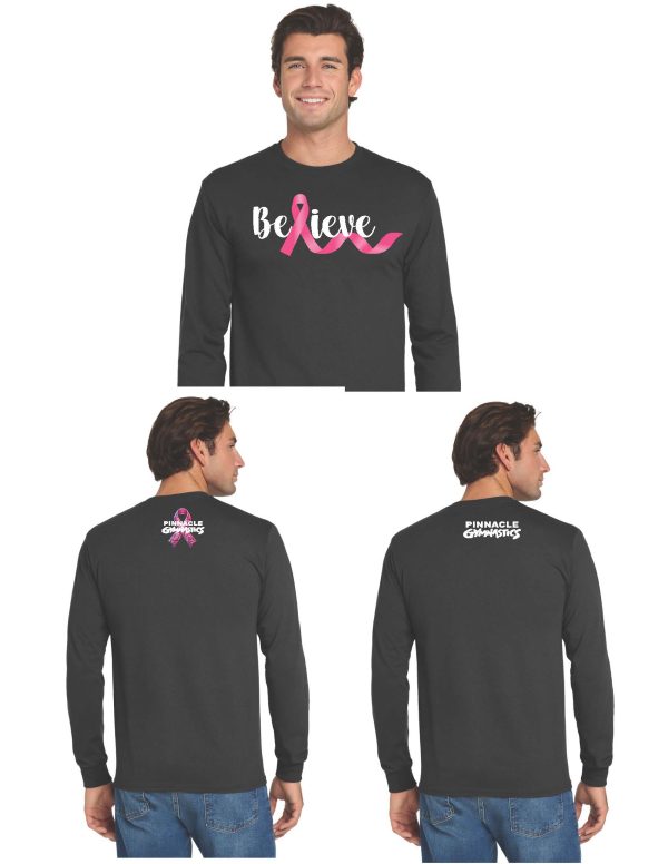 Pink - Jerzees® Dri-Power® 50/50 Cotton/Poly Long Sleeve T-Shirt-  Adult - 29LS