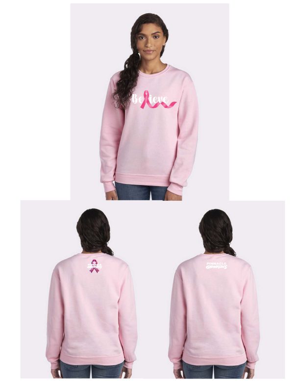 Pink - Jerzees® NuBlend® Crewneck Sweatshirt - Youth/Adult - 562MR/B - Image 3