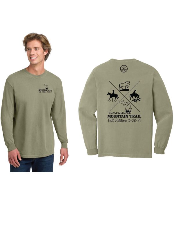 Kal-Val Saddle Club - Comfort Colors Heavyweight Ring Spun Long Sleeve Tee - Image 6
