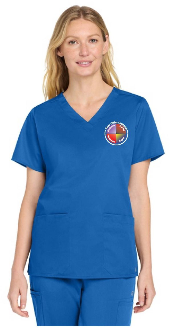 FCC Med - Wink® Women’s WorkFlex V-Neck Top- WW4560
