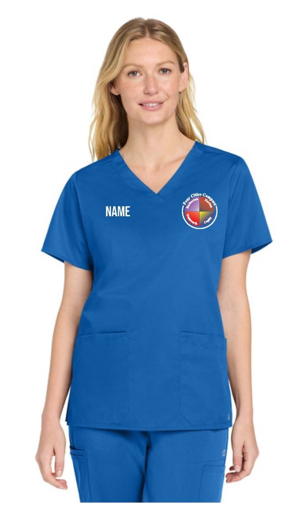 FCC Med - Wink® Women’s WorkFlex V-Neck Top- WW4560