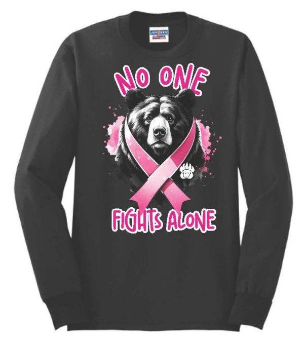 WHS Marching Band - Breast Cancer (2 designs) Long-Sleeve T-Shirt - Image 3