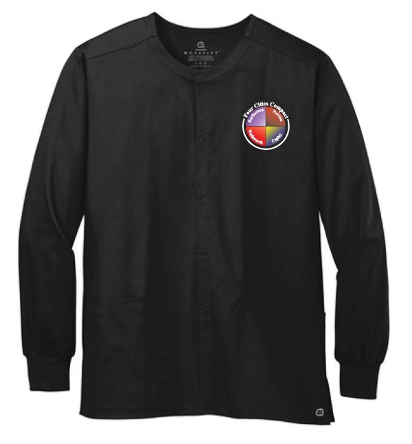 FCC Med - Wink® Unisex WorkFlex Snap-Front Scrub Jacket - WW3080