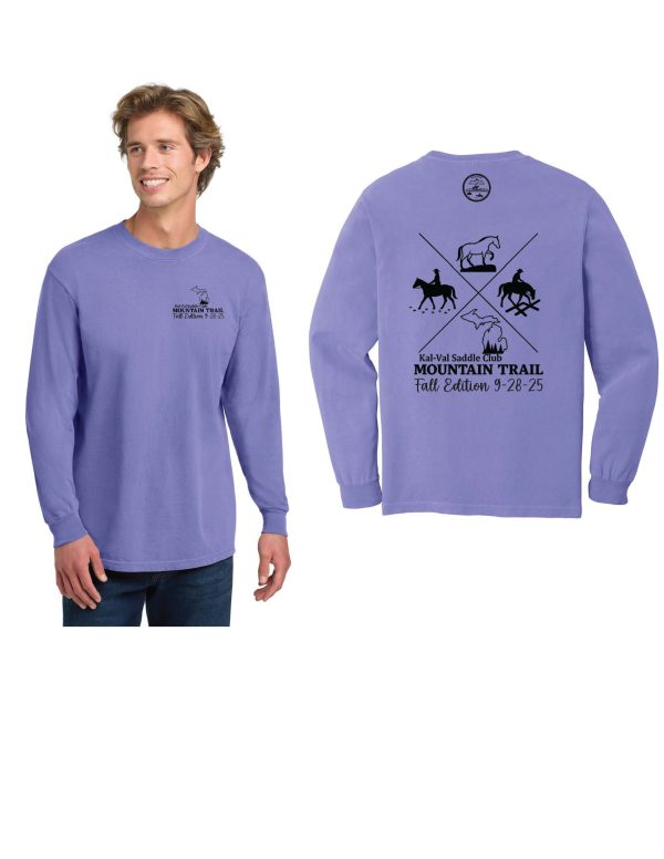 Kal-Val Saddle Club - Comfort Colors Heavyweight Ring Spun Long Sleeve Tee - Image 9
