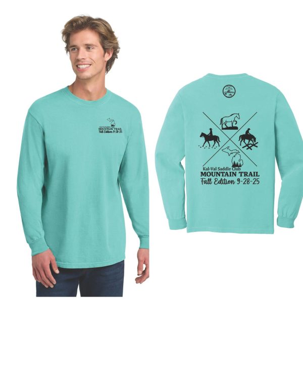 Kal-Val Saddle Club - Comfort Colors Heavyweight Ring Spun Long Sleeve Tee - Image 2