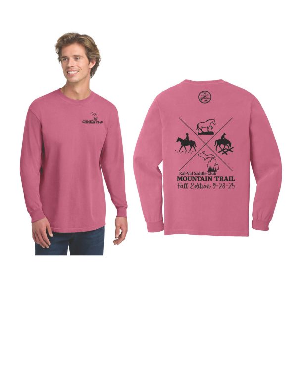 Kal-Val Saddle Club - Comfort Colors Heavyweight Ring Spun Long Sleeve Tee - Image 3