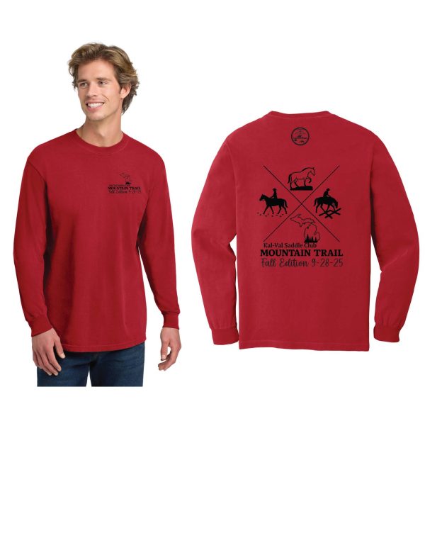 Kal-Val Saddle Club - Comfort Colors Heavyweight Ring Spun Long Sleeve Tee - Image 8