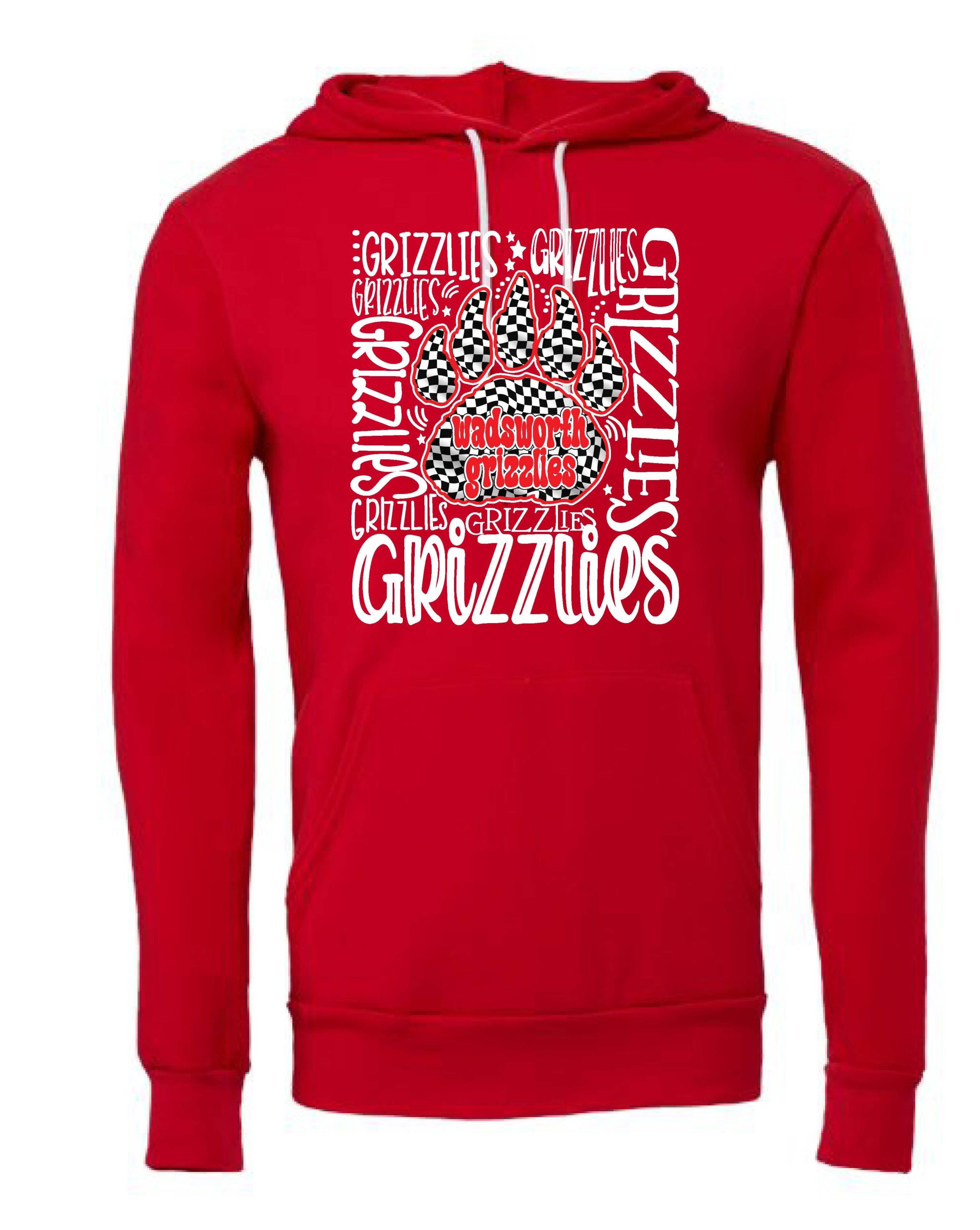 OL - Grizzlies Checkered Paw Design - Image 5