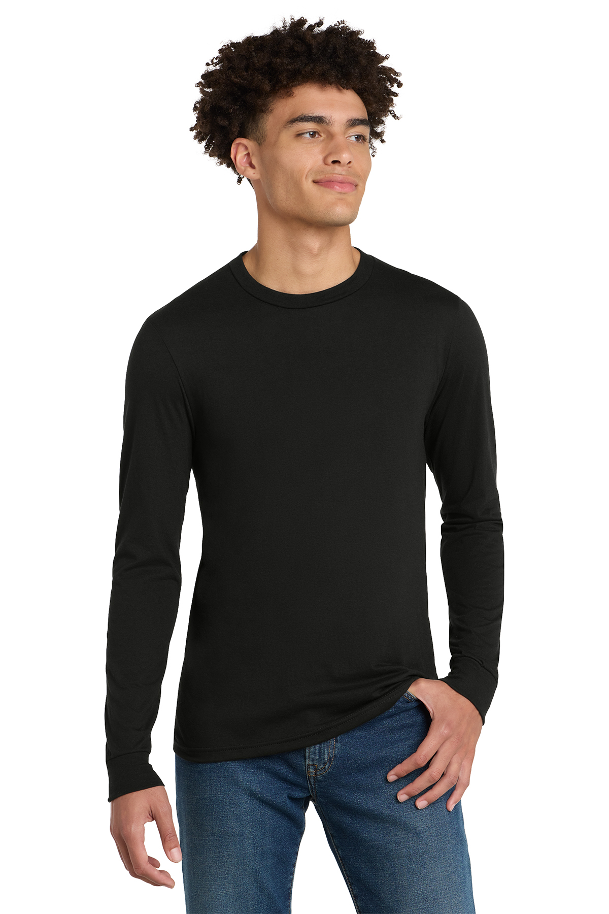 PIN - District Perfect Tri Long Sleeve Tee - Youth/Adult DT132Y/DT132 - Image 4