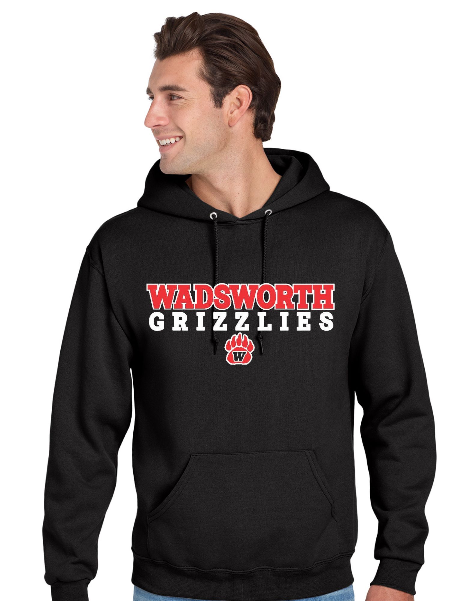WMS - Wadsworth Grizzlies Block Logo - Image 4