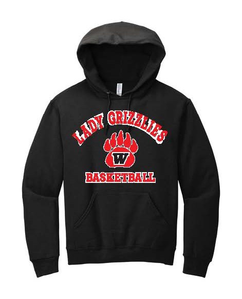 LBB - WHS Ladies Grizzlies Basketball Hoodie - Image 2