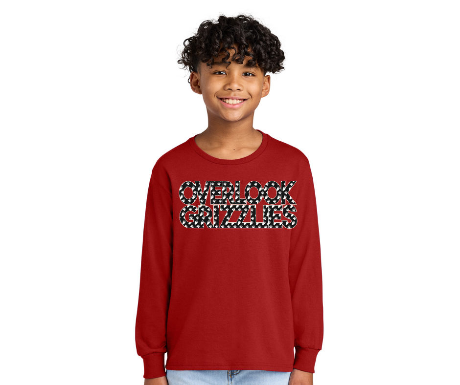 OSS - Overlook Grizzlies Pawprint Design - Youth/Adult - Image 5