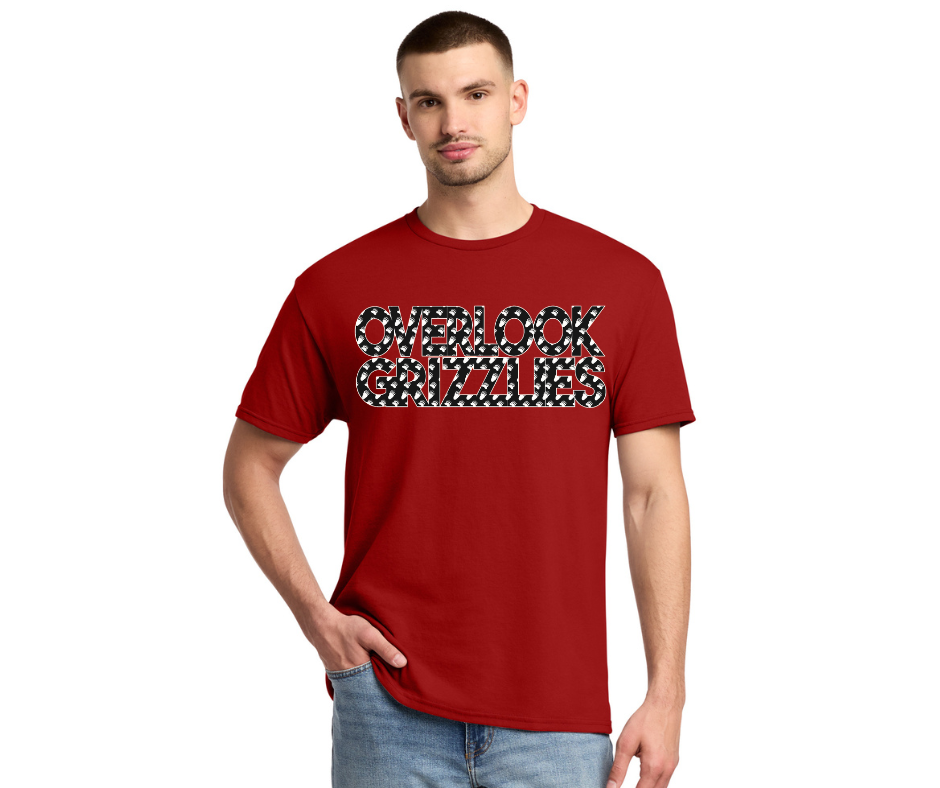 OSS - Overlook Grizzlies Pawprint Design - Youth/Adult - Image 4