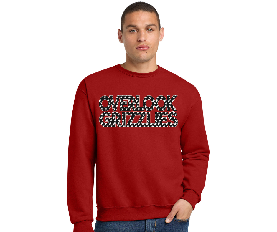 OSS - Overlook Grizzlies Pawprint Design - Youth/Adult - Image 3