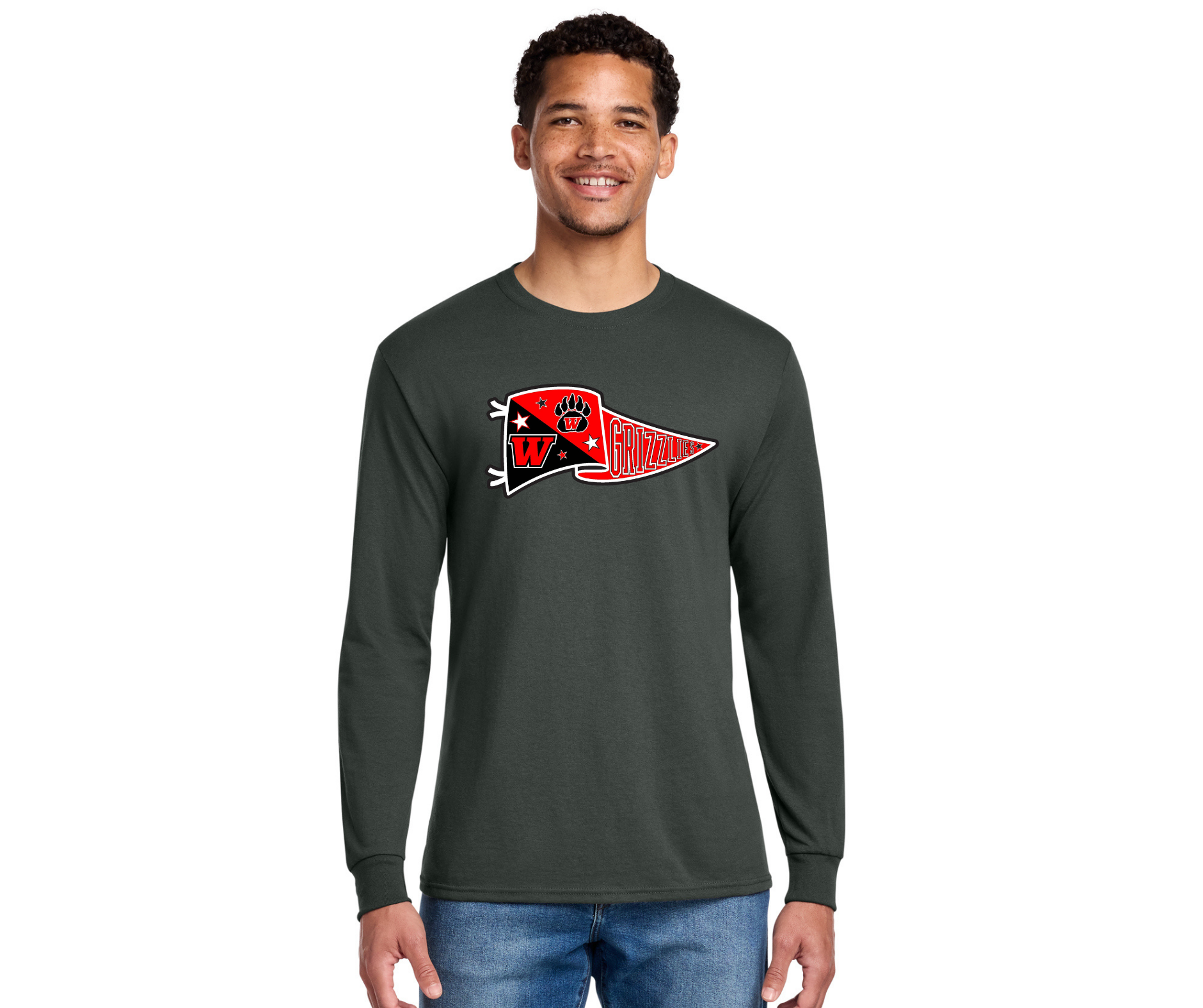 OSS - Grizzlies Pennant Design - Youth/Adult - Image 4