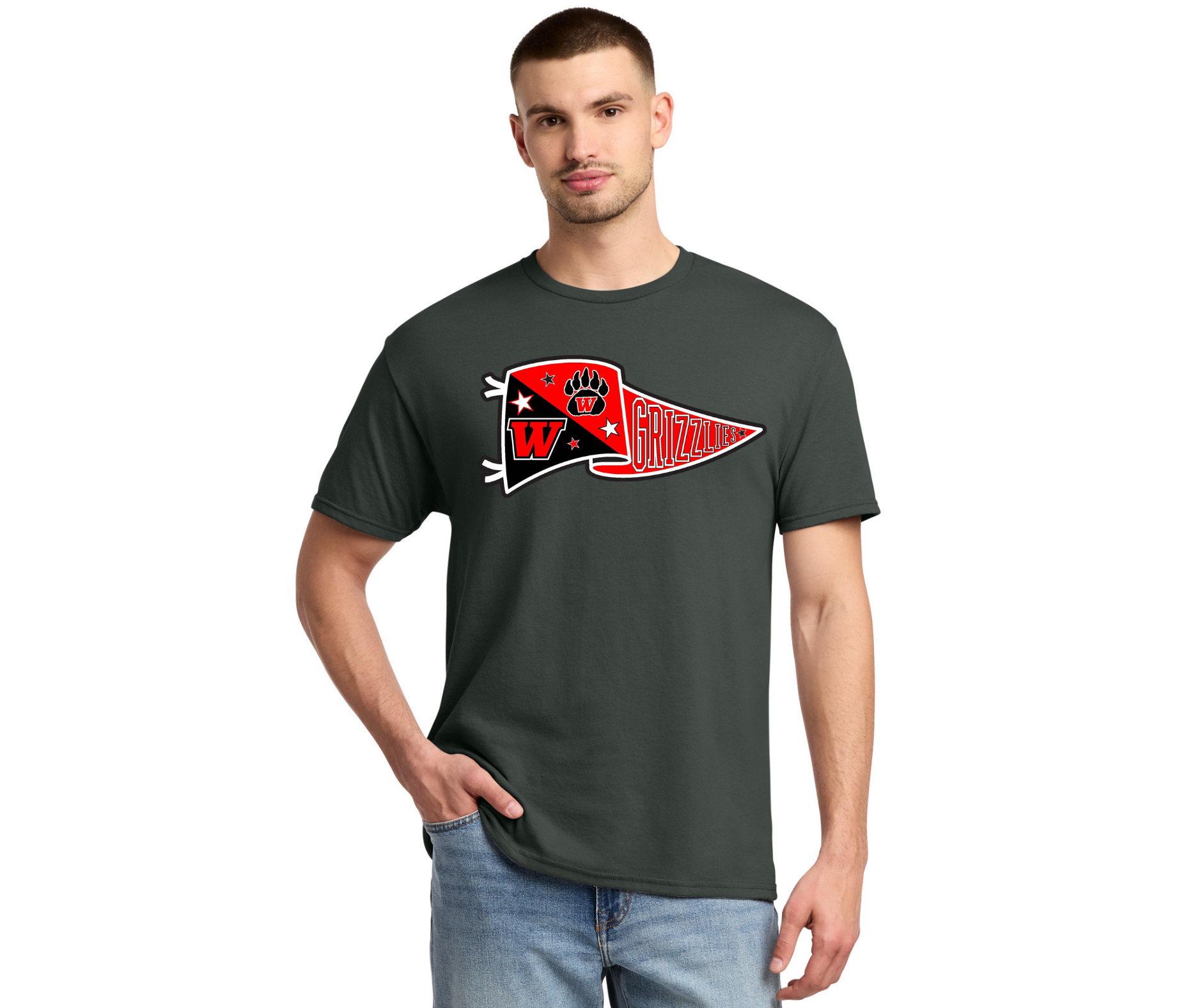 OSS - Grizzlies Pennant Design - Youth/Adult - Image 2