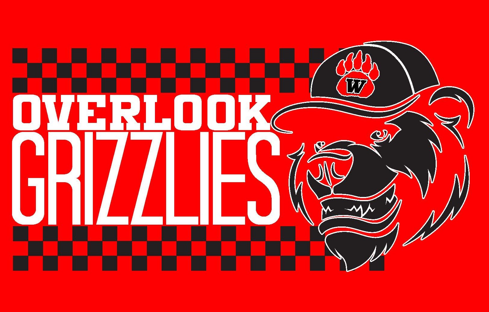 OSS - Overlook Grizzlies Checkerboard Design - Youth/Adult